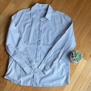 CK White/Gray Dress Shirt